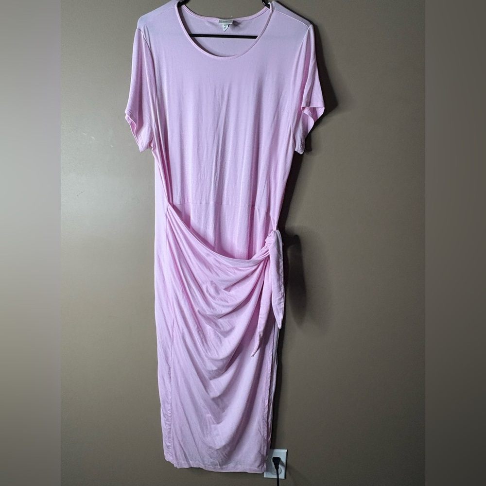 a new day Pink Midi Dress